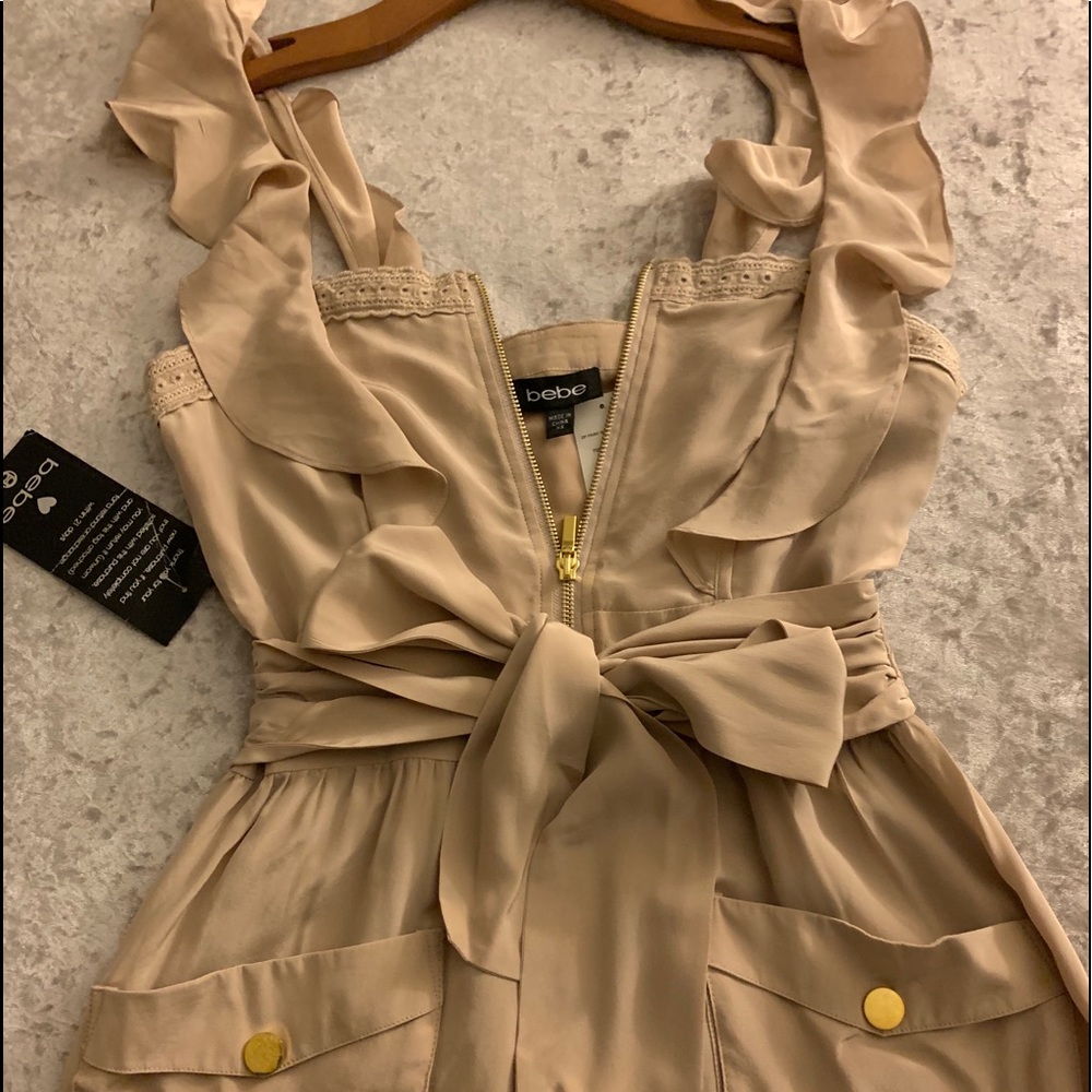 Bebe ruffled dress